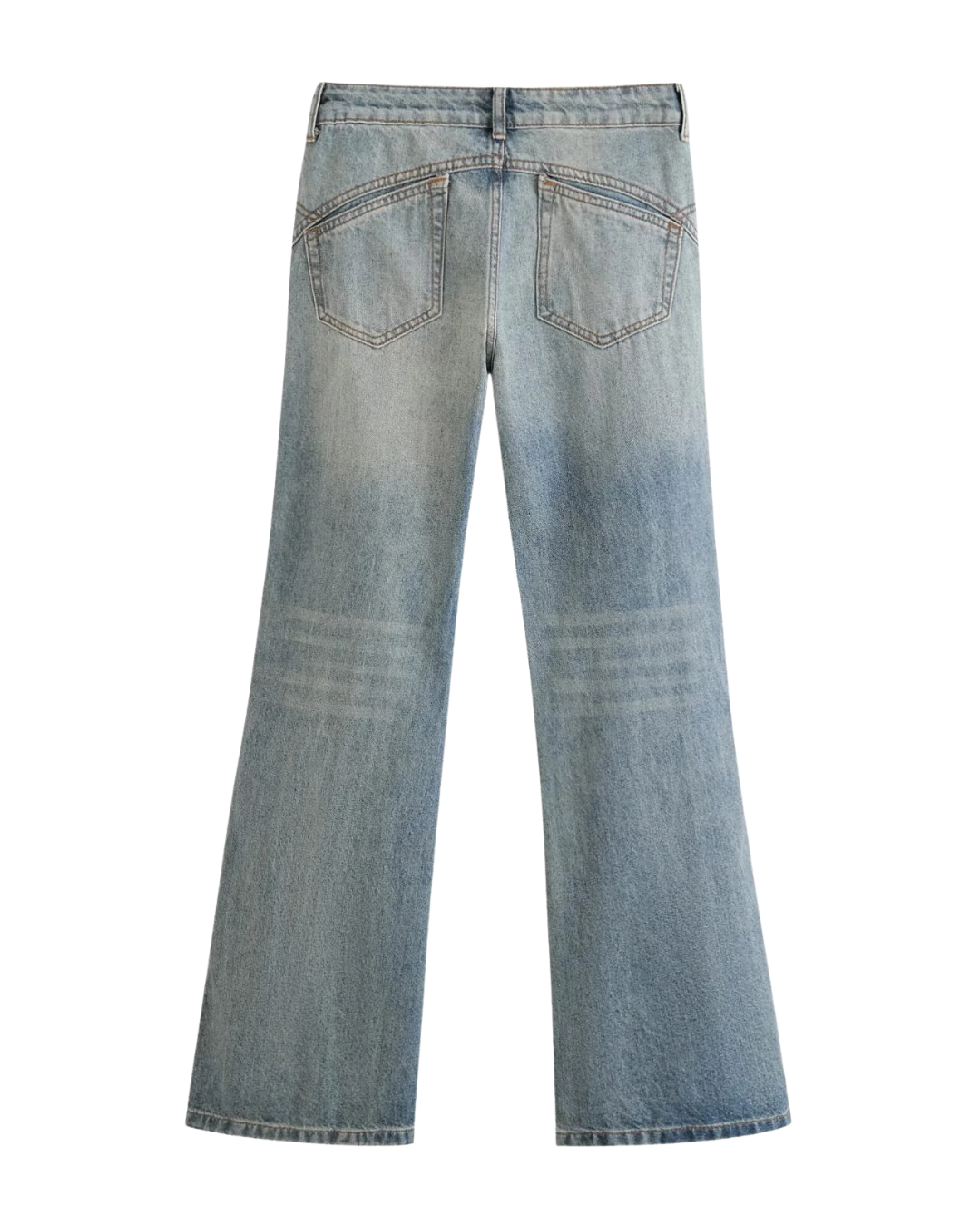 Ayla | Wide Leg Jeans Light Blue High Waisted Vintage
