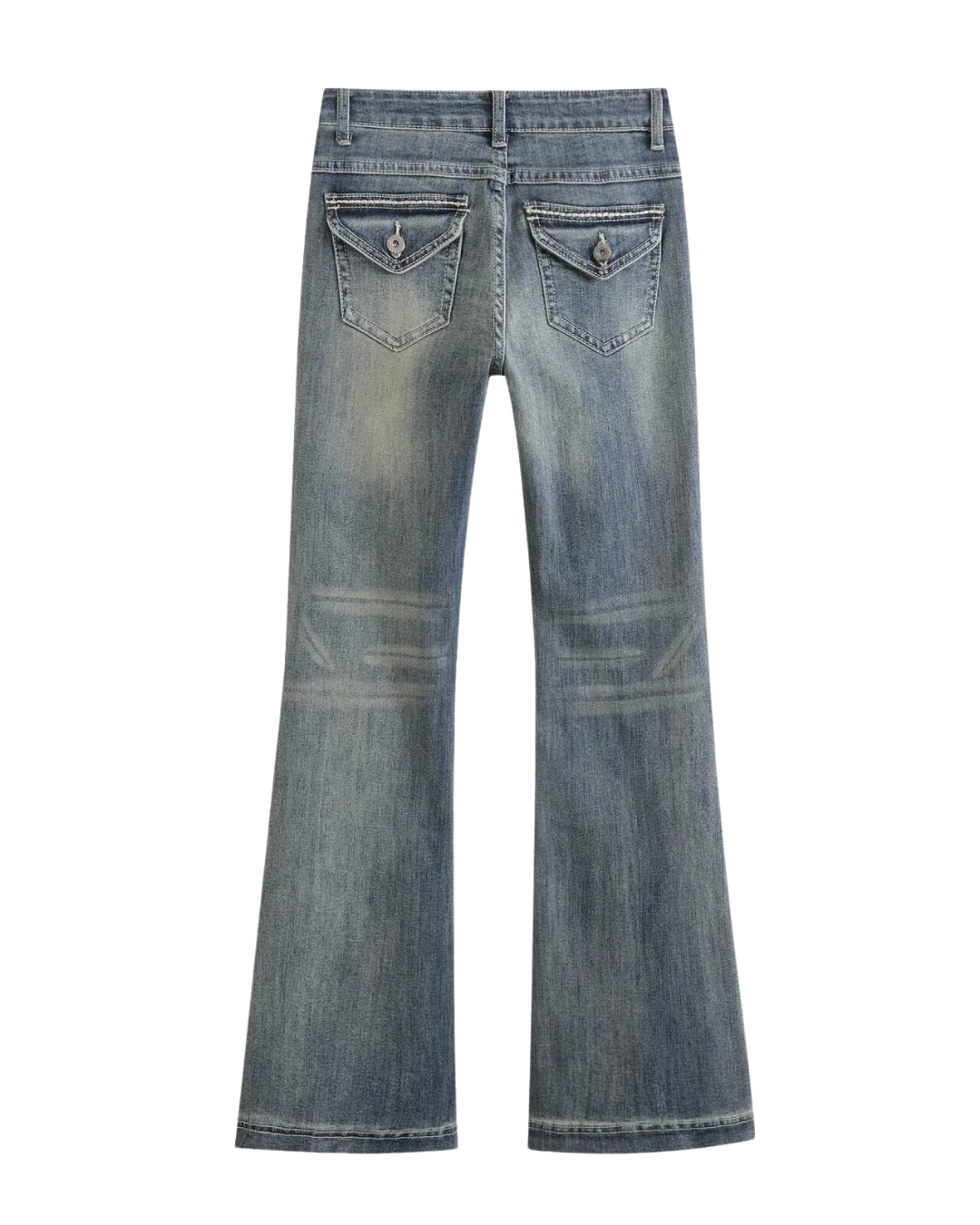 Margot | Y2K Flared Jeans Light Wash High Waisted