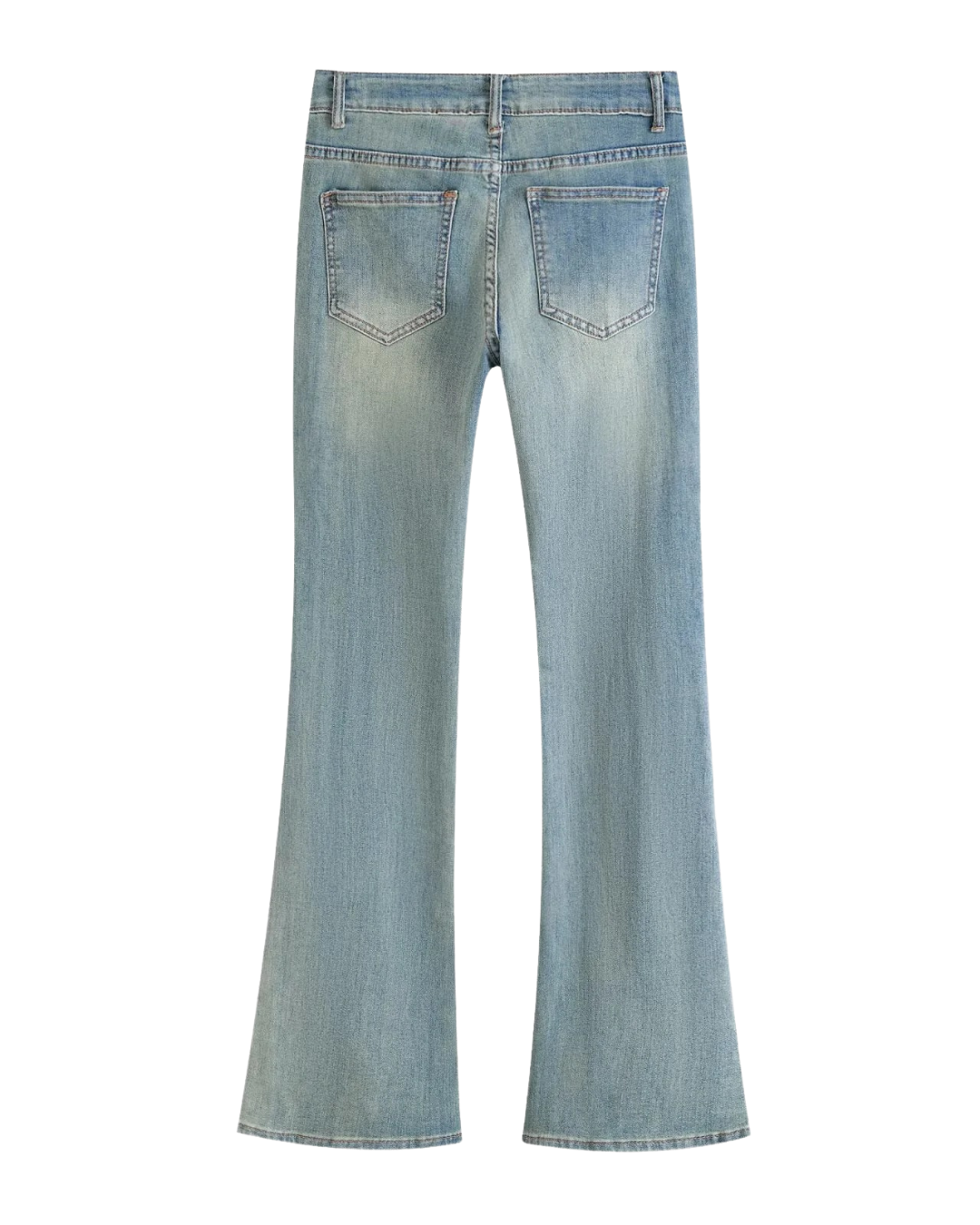 Ines | Vintage Flared Jeans Light Blue High Waisted Faded