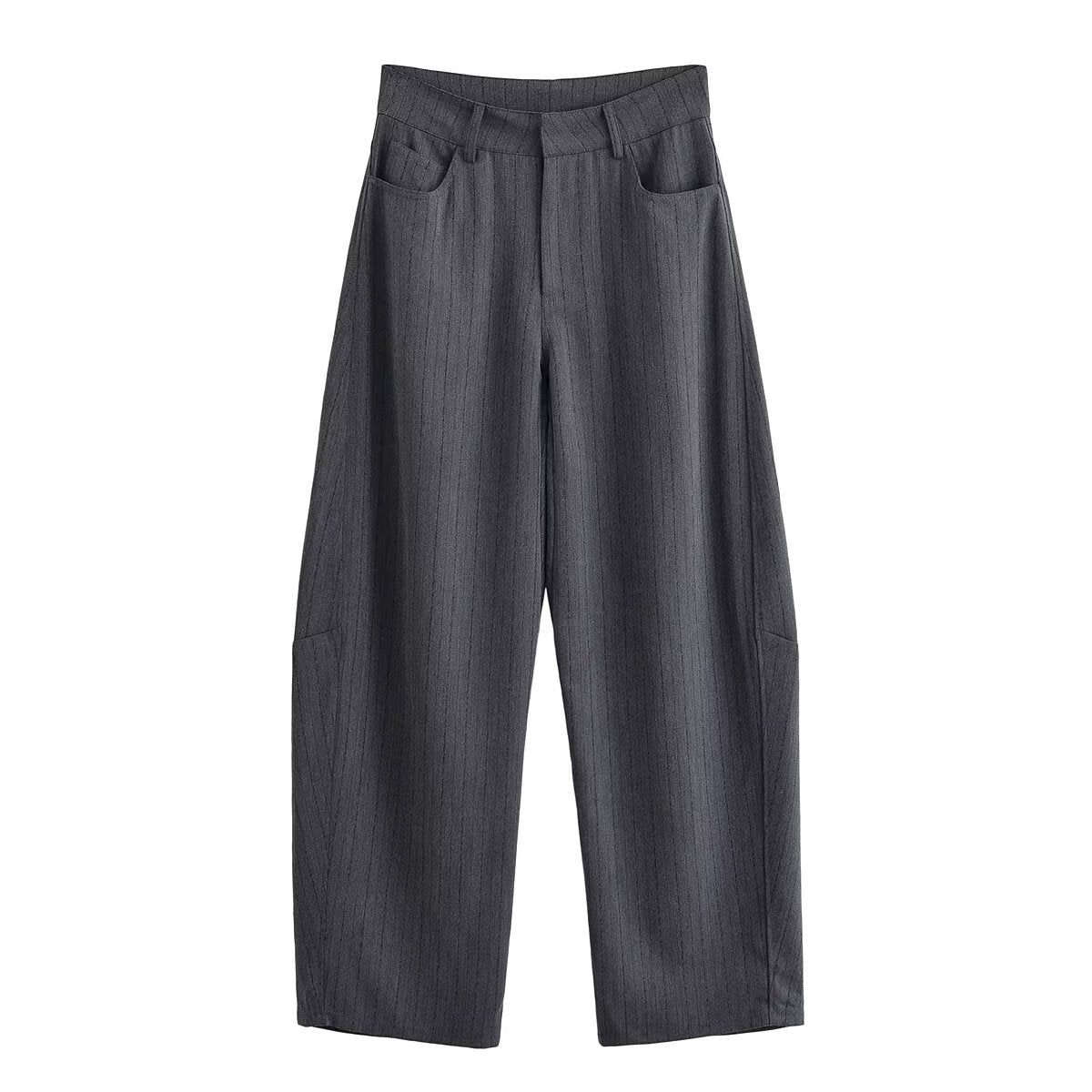 Sloane | Grey Wide Leg Trouser Suit