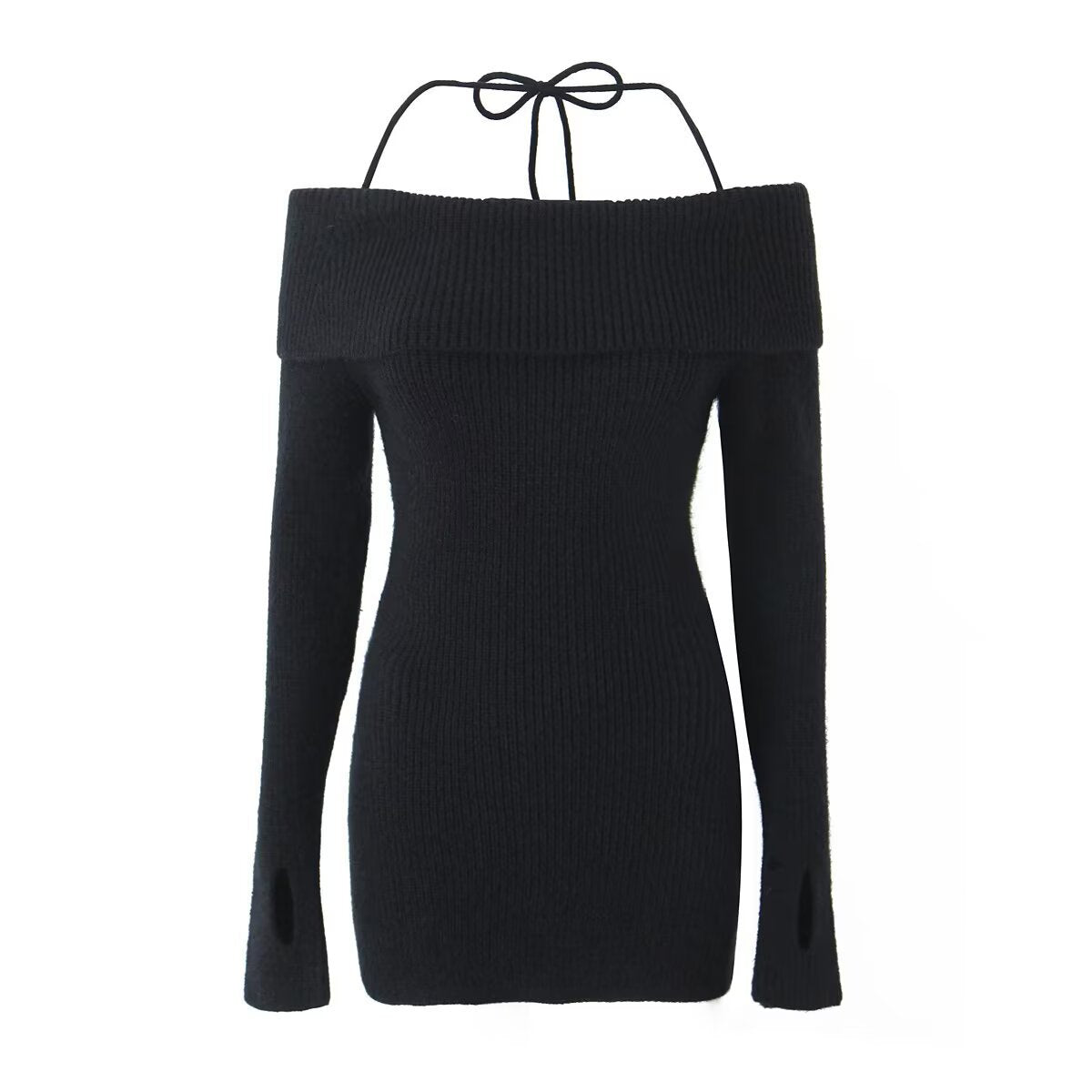 Neve | Winter Bardot Jumper Dress