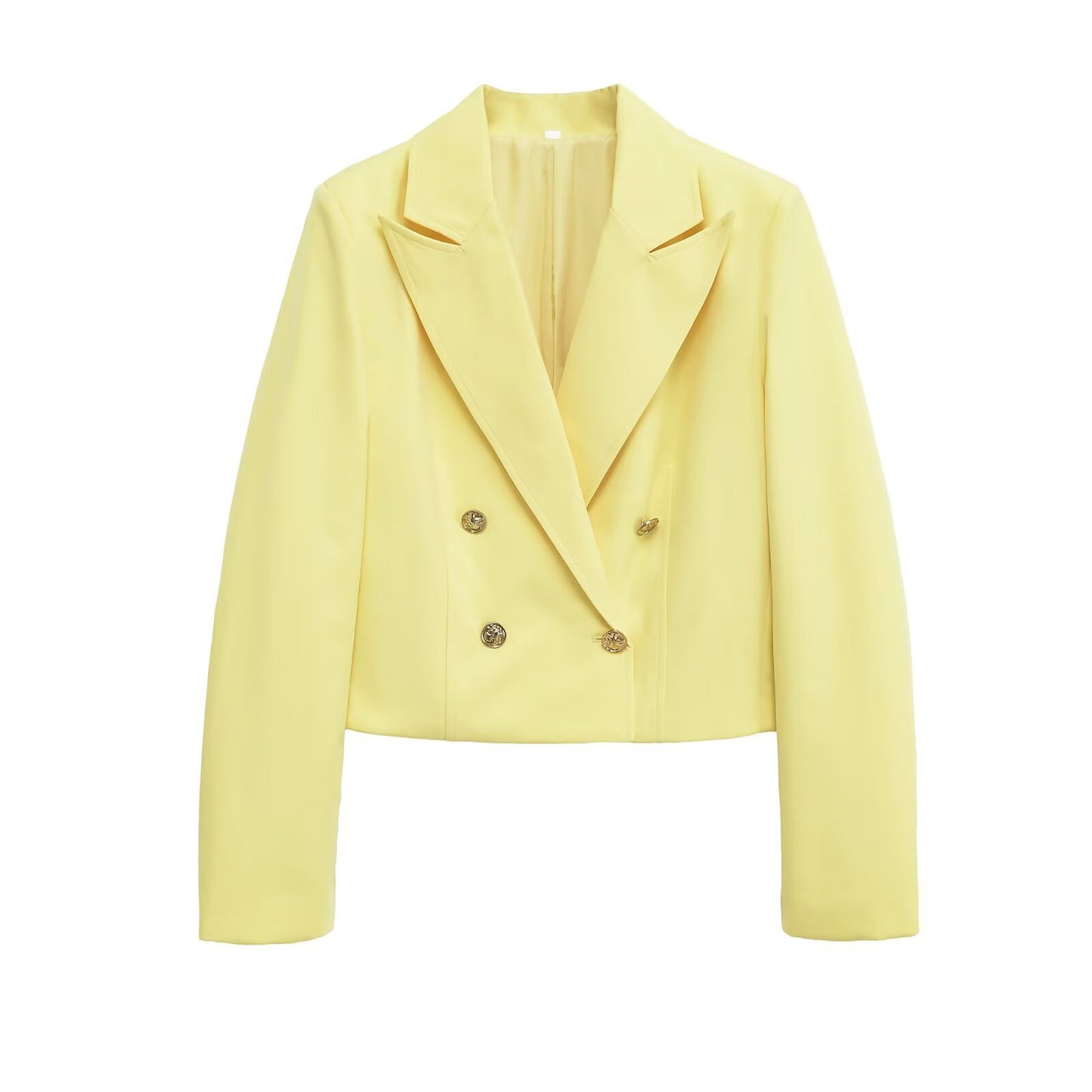 Maren | Summer Cropped Blazer Yellow