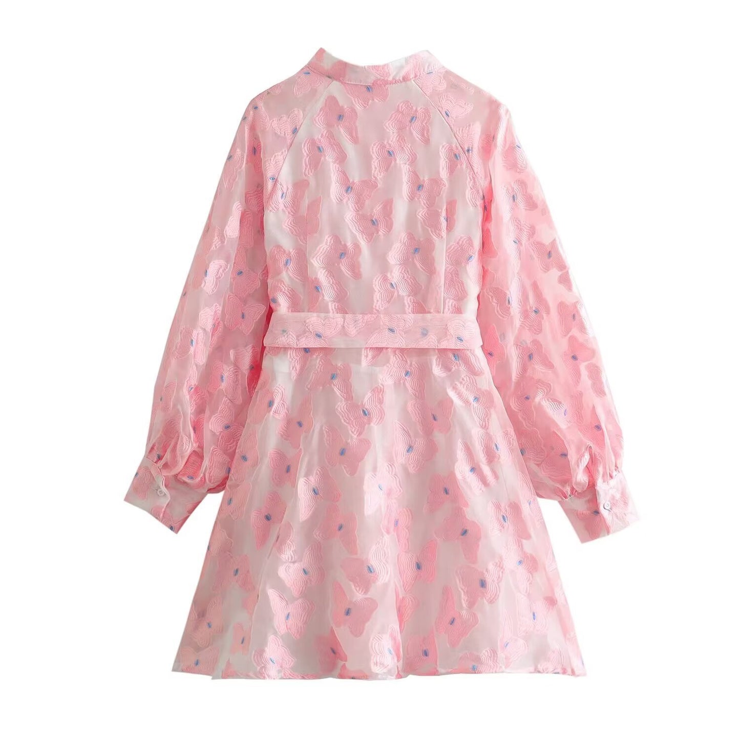 Fleur | Summer Floral Shirt Dress Pink