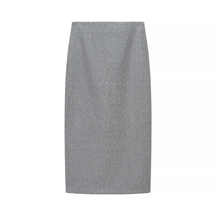 Eleanor | Grey Marl Tailored Skirt Suit
