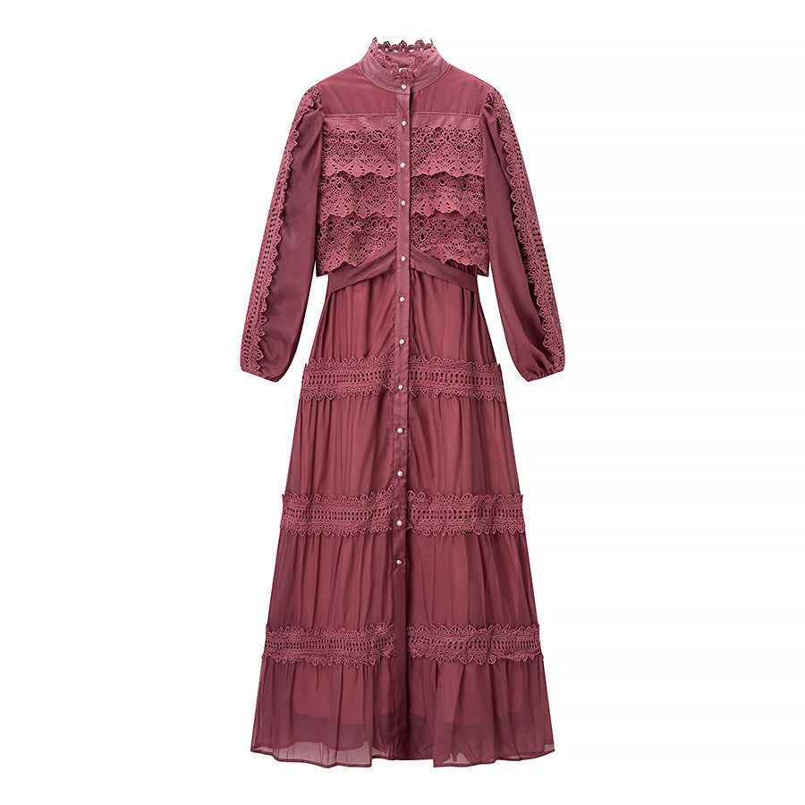 Esme | Long Sleeve Lace Maxi Dress