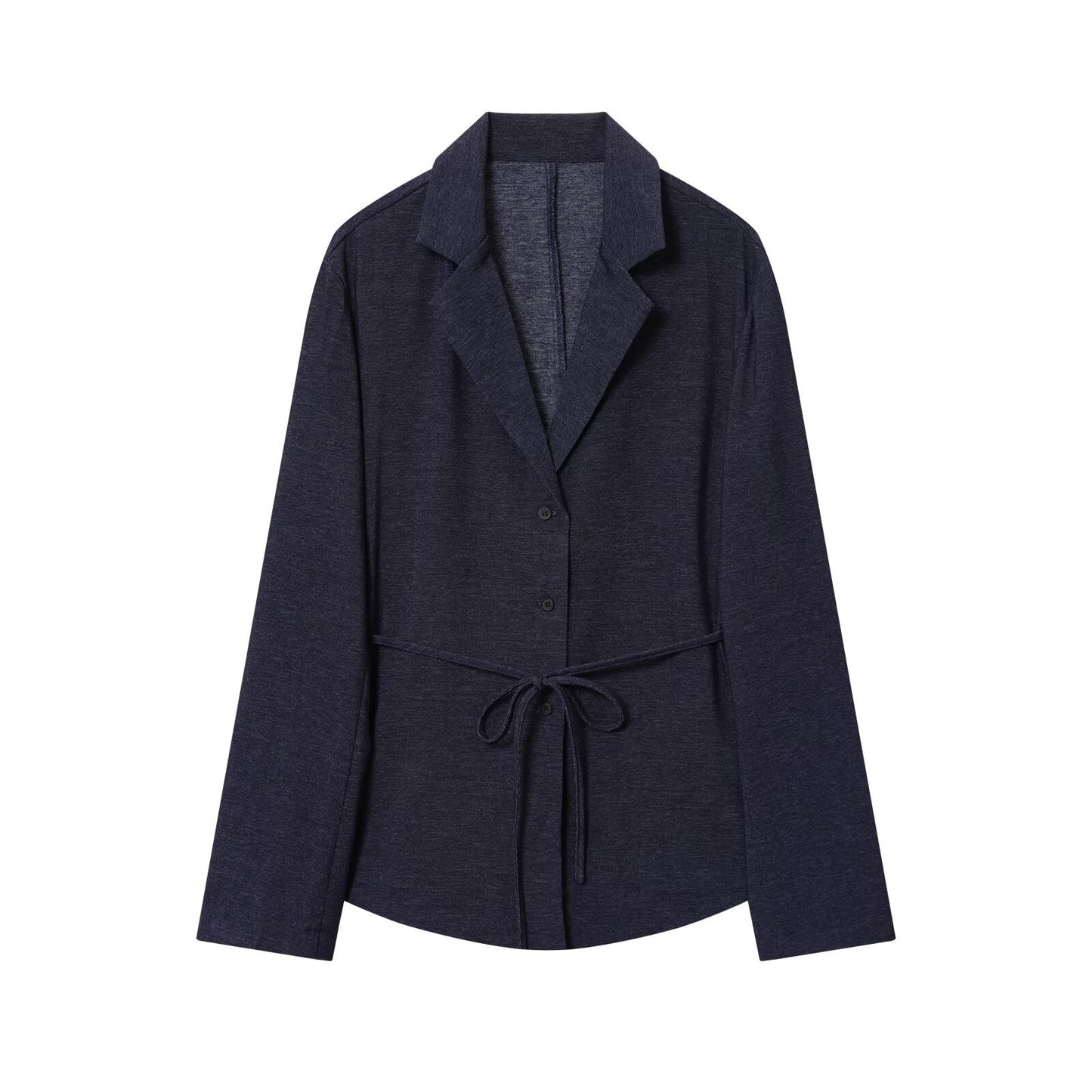 Nora | Smart Casual Belted Blazer Navy