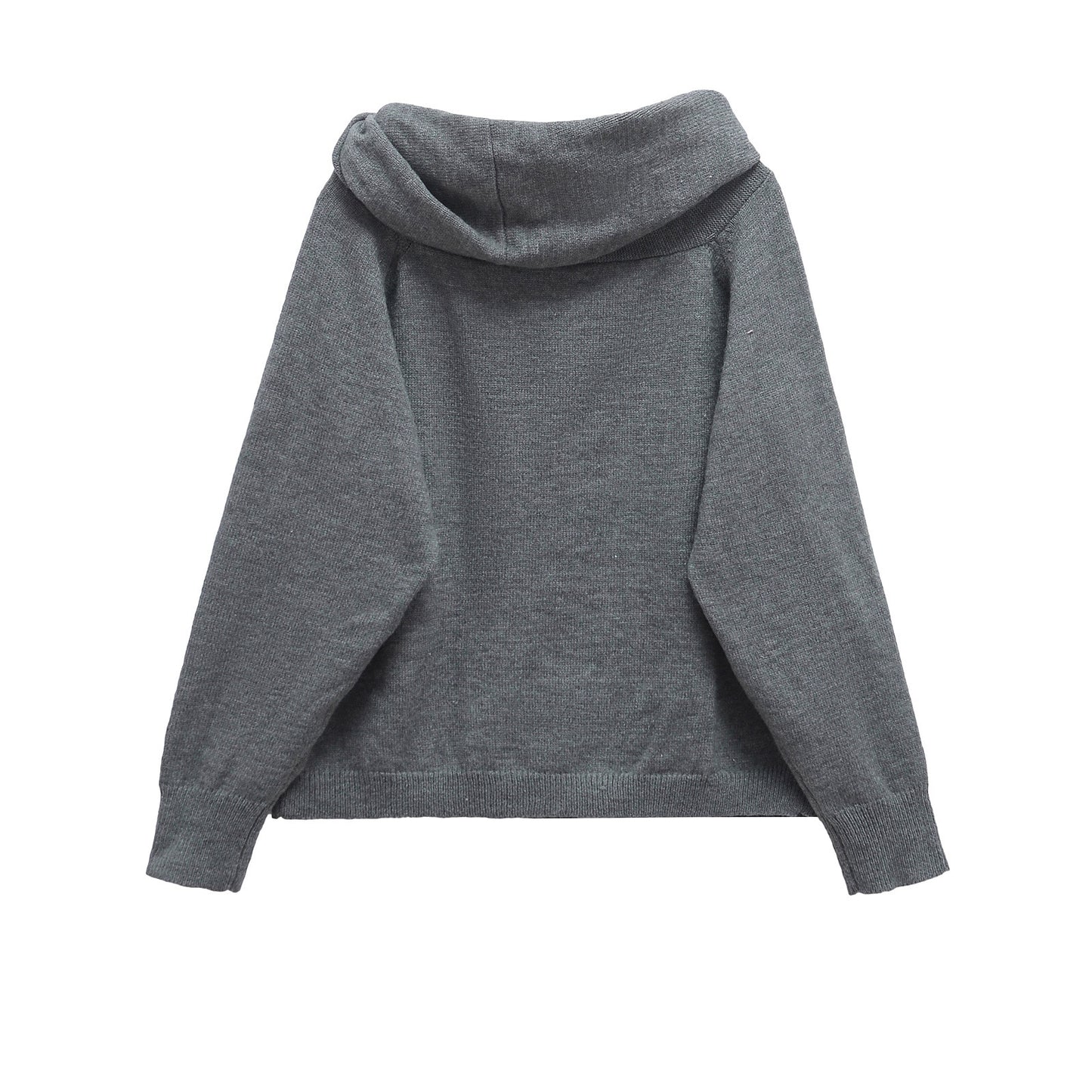 Vera | Cowl Neck Knit Sweater Gray Long Sleeve