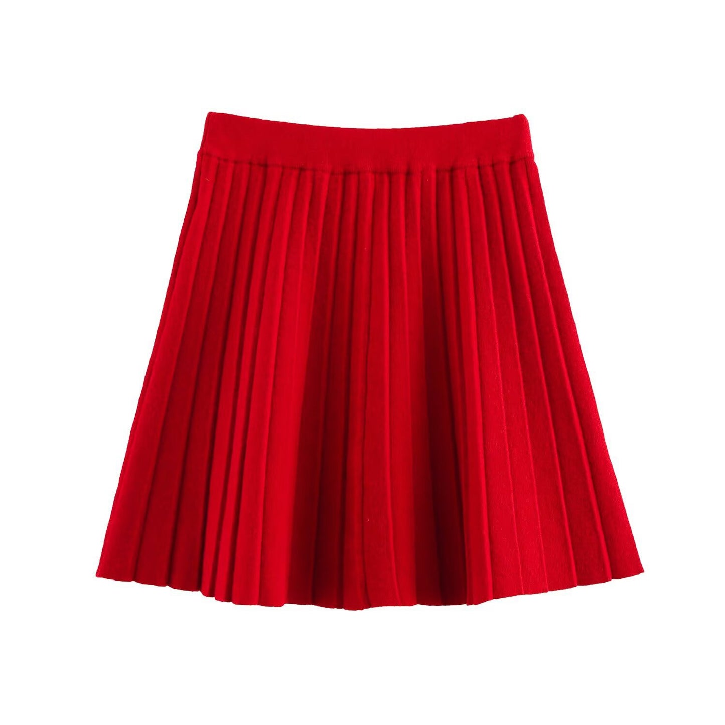 Ruby | Knit Pleated Skirt Co-ord
