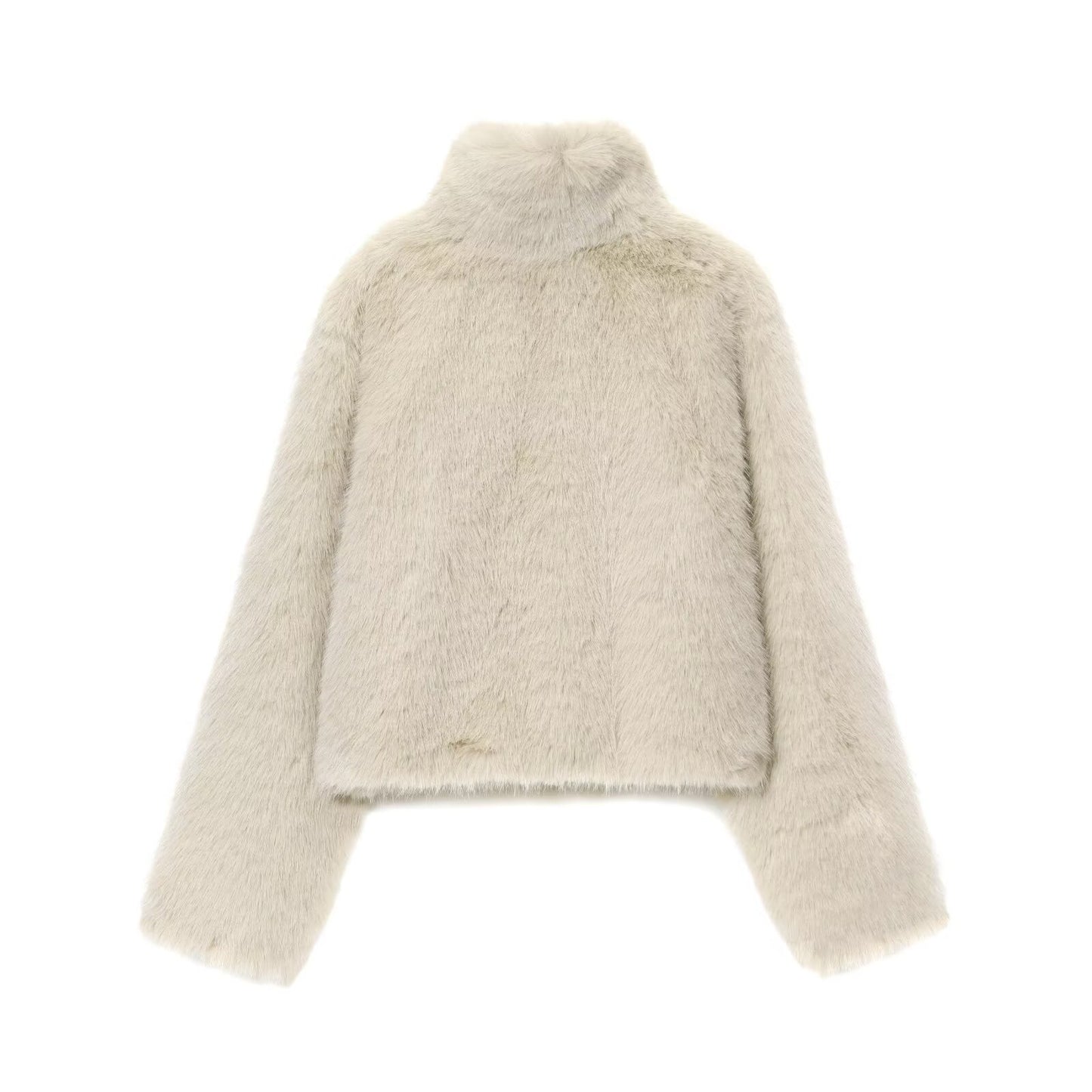 Elise | Smart Casual Cropped Faux Fur Jacket