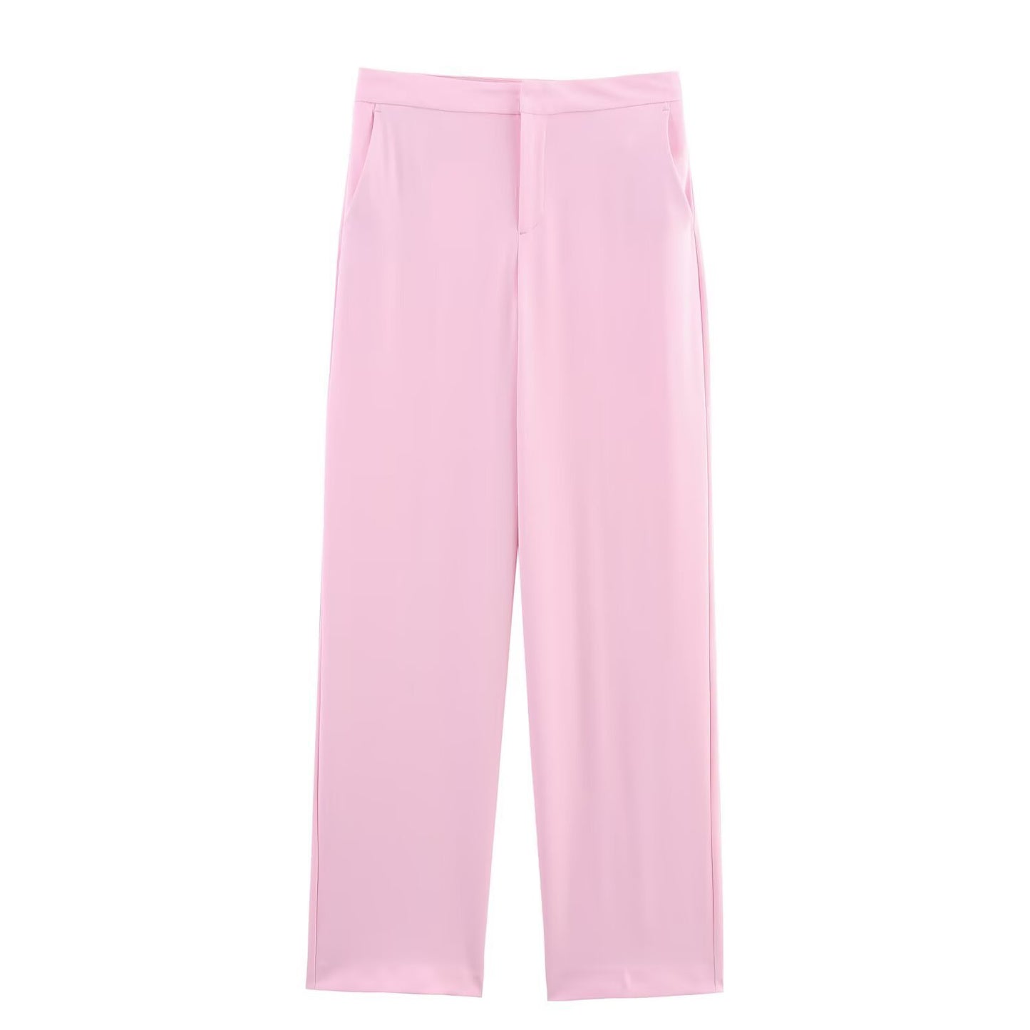 Rosie | Pink Feather Cuff Suit