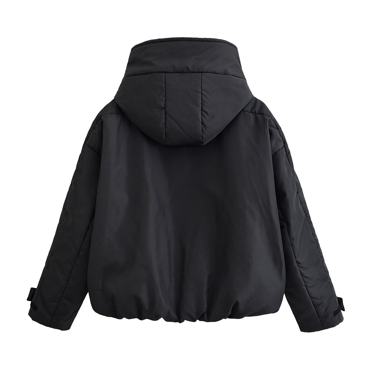Margot | Oversized Puffer Jacket Black Hooded