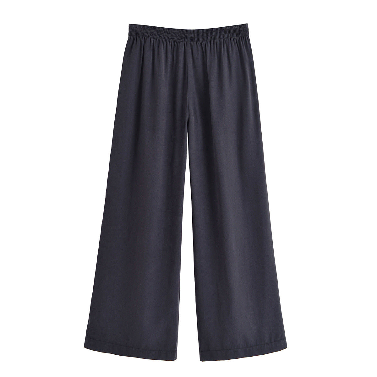 Willa | Casual Wide Leg Trousers Black Pleated