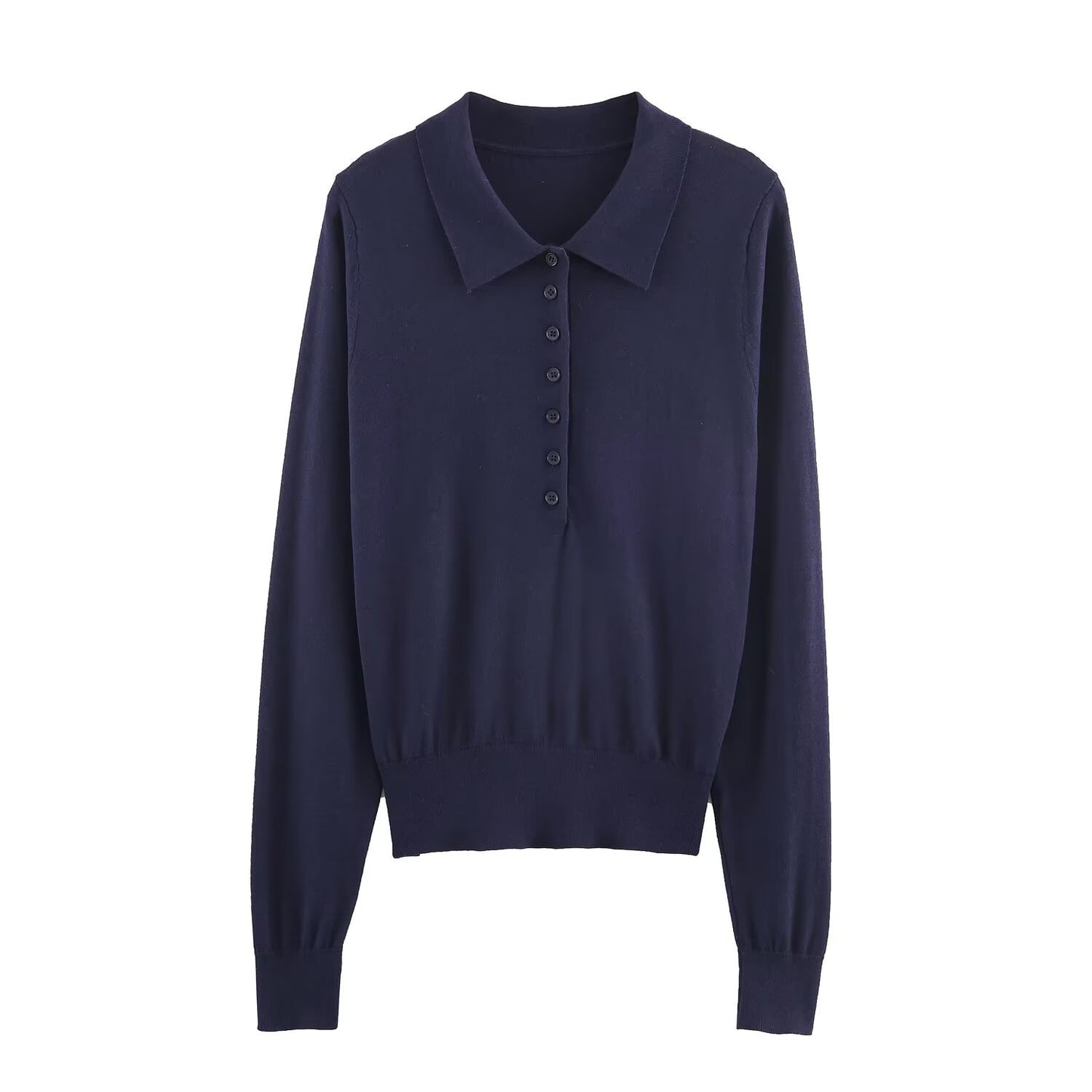 Ruby | Sophisticated Knit Long Sleeve Polo Jumper