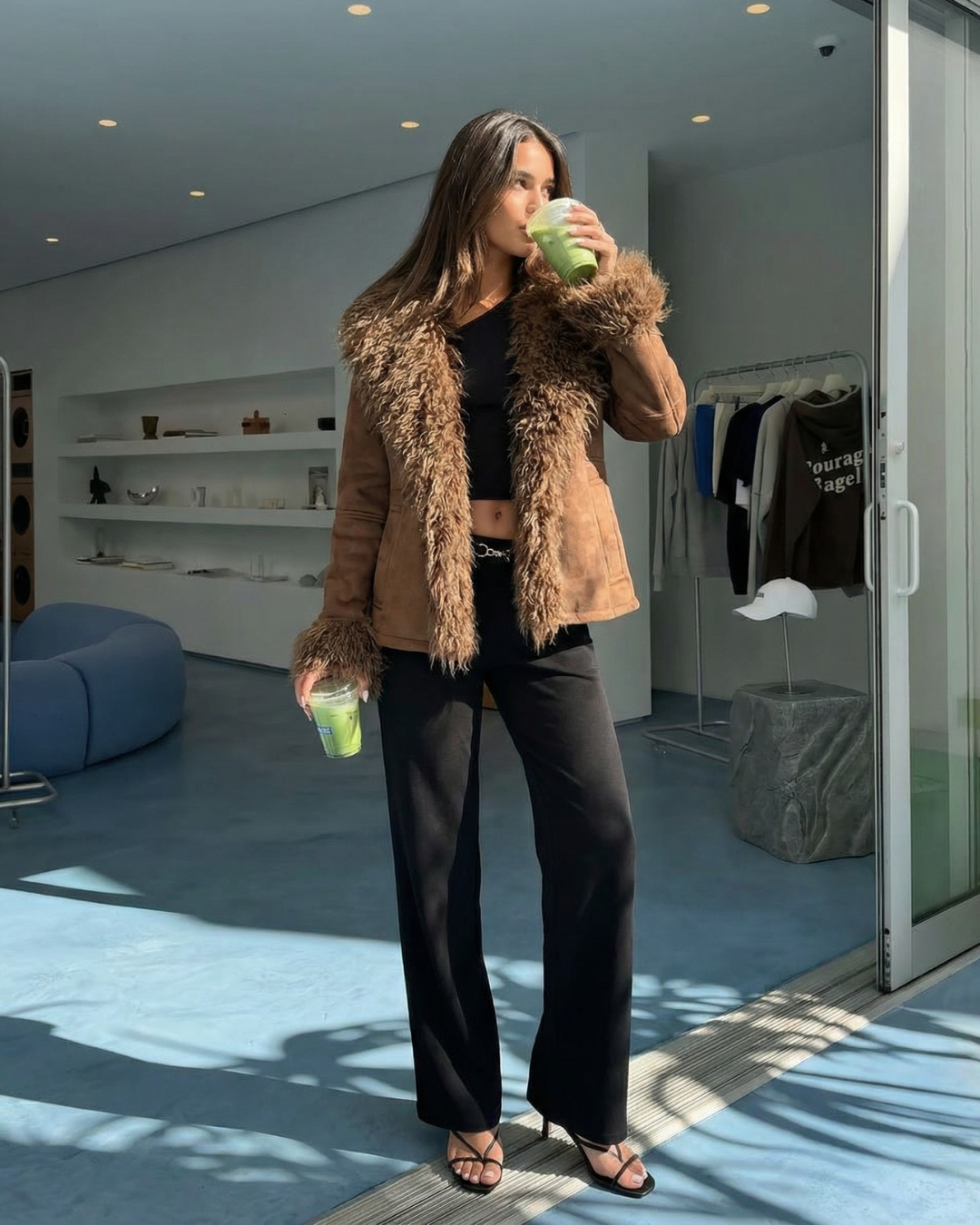 Demi | Vintage Penny Lane Coat Brown