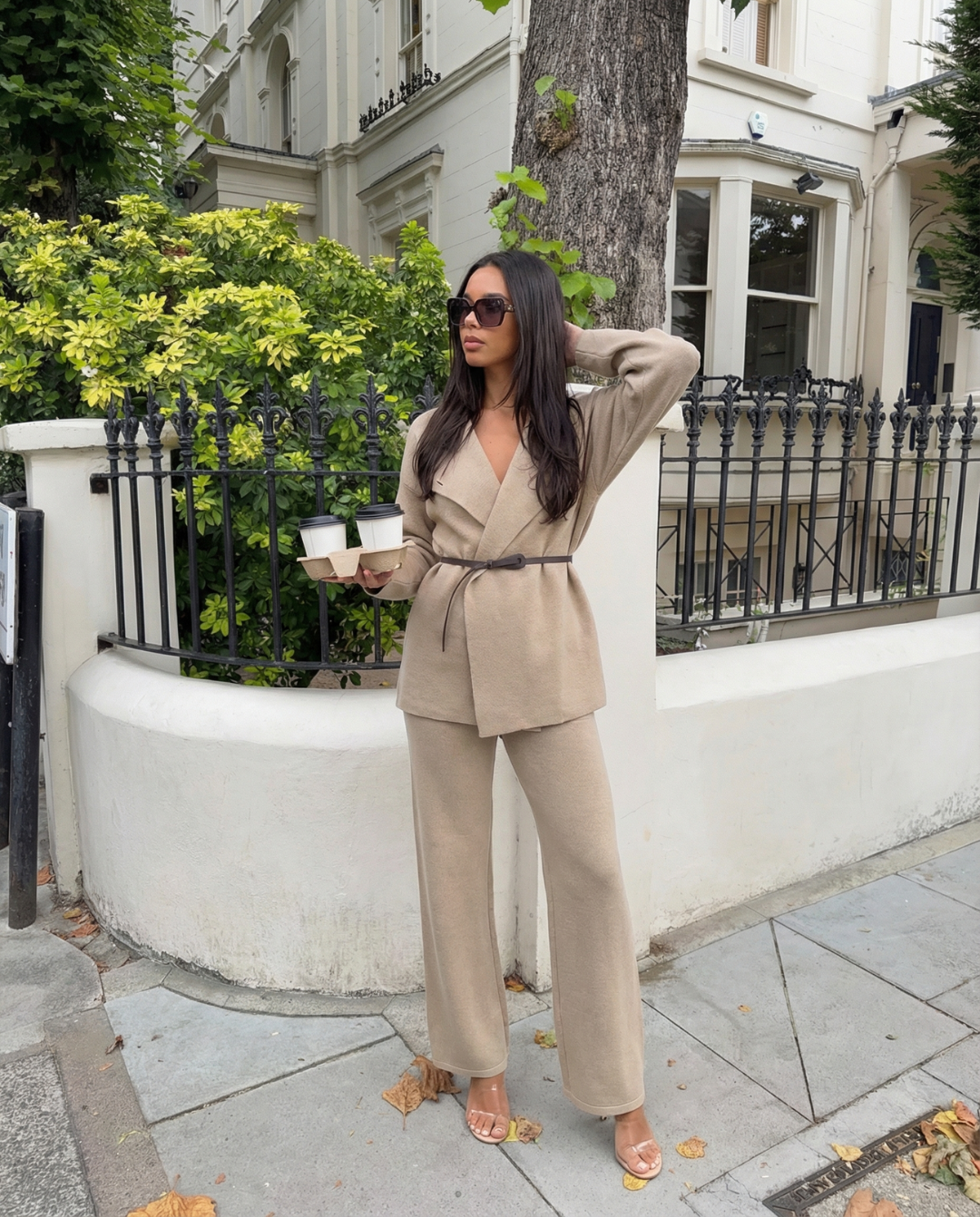 Florence | Beige Knitted Co-ord Set