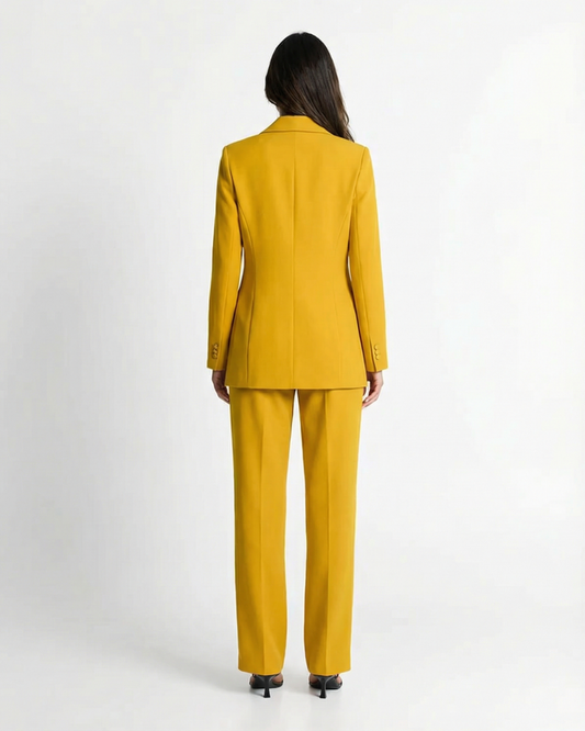 Sunny | Yellow Suit Double Breasted