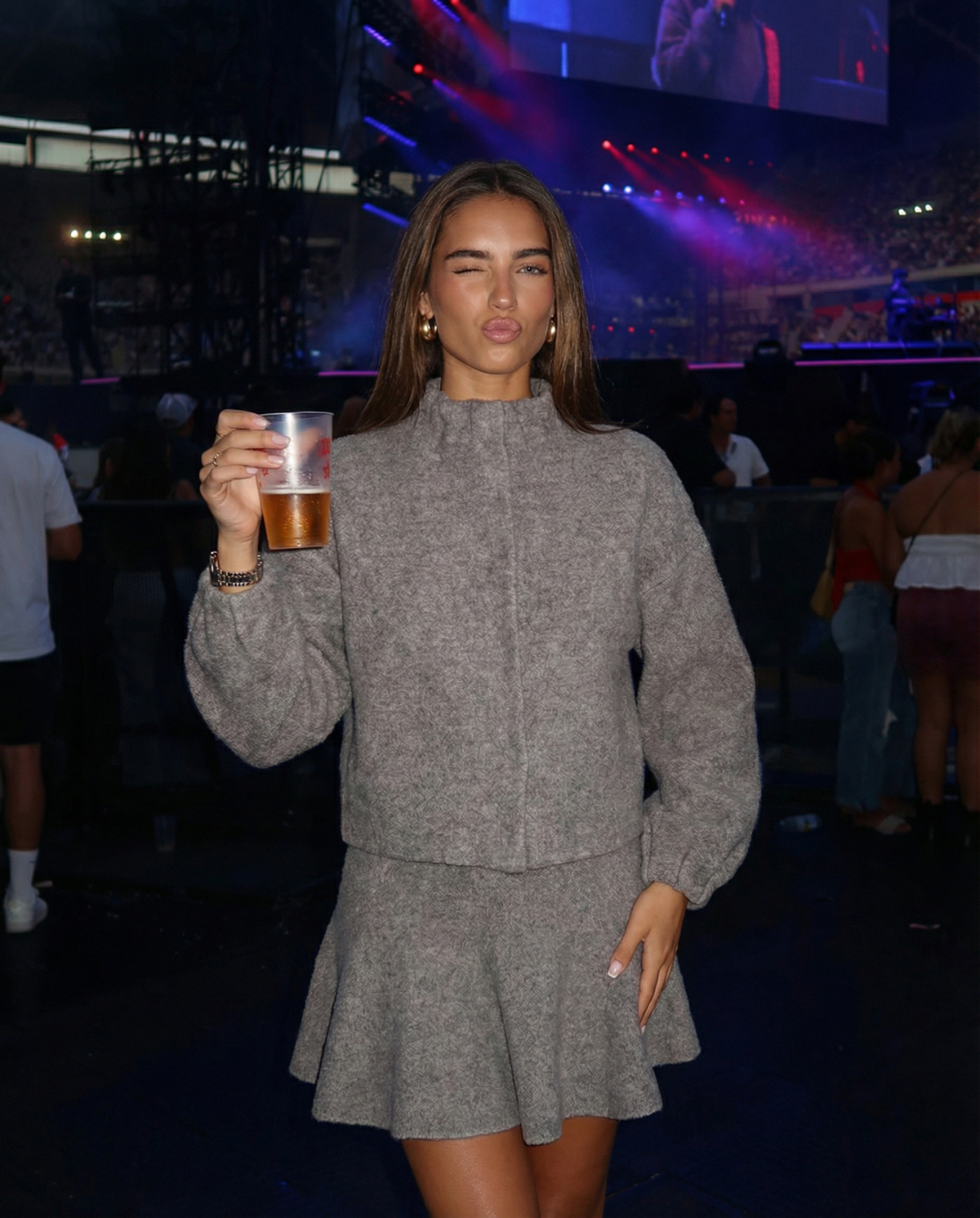 Willow | Knit Bomber & Mini Skirt Co-ord