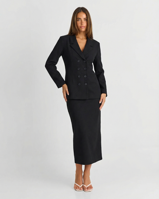Victoria | Blazer & Midi Skirt Co-ord Set