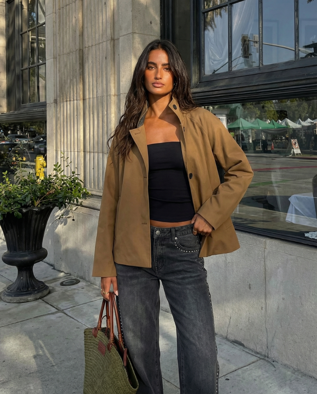 Gemma | Casual Brown Blazer Jacket Oversized