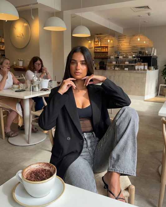 Zara | Smart Casual Double Breasted Blazer