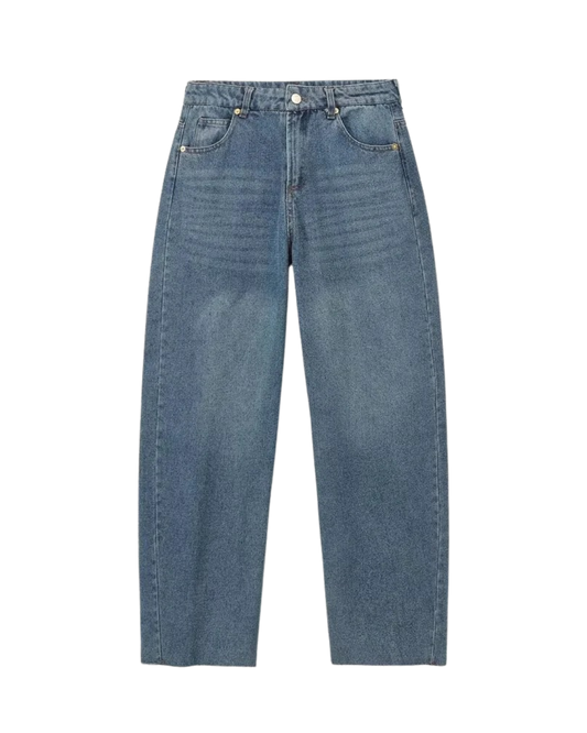 Margot | High Waisted Wide Leg Jeans Light Blue