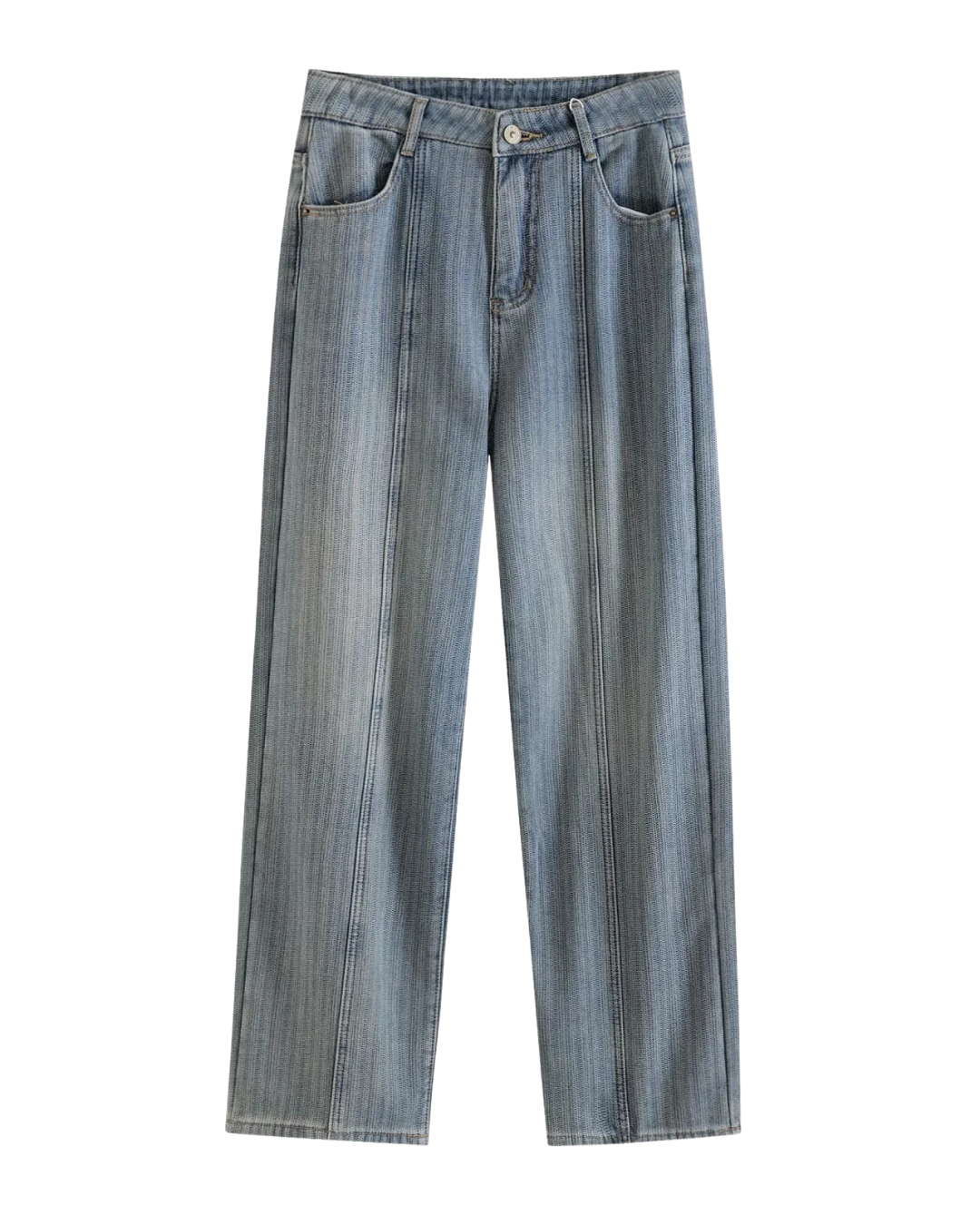 Margot | High Waisted Wide Leg Jeans Light Blue Straight Leg