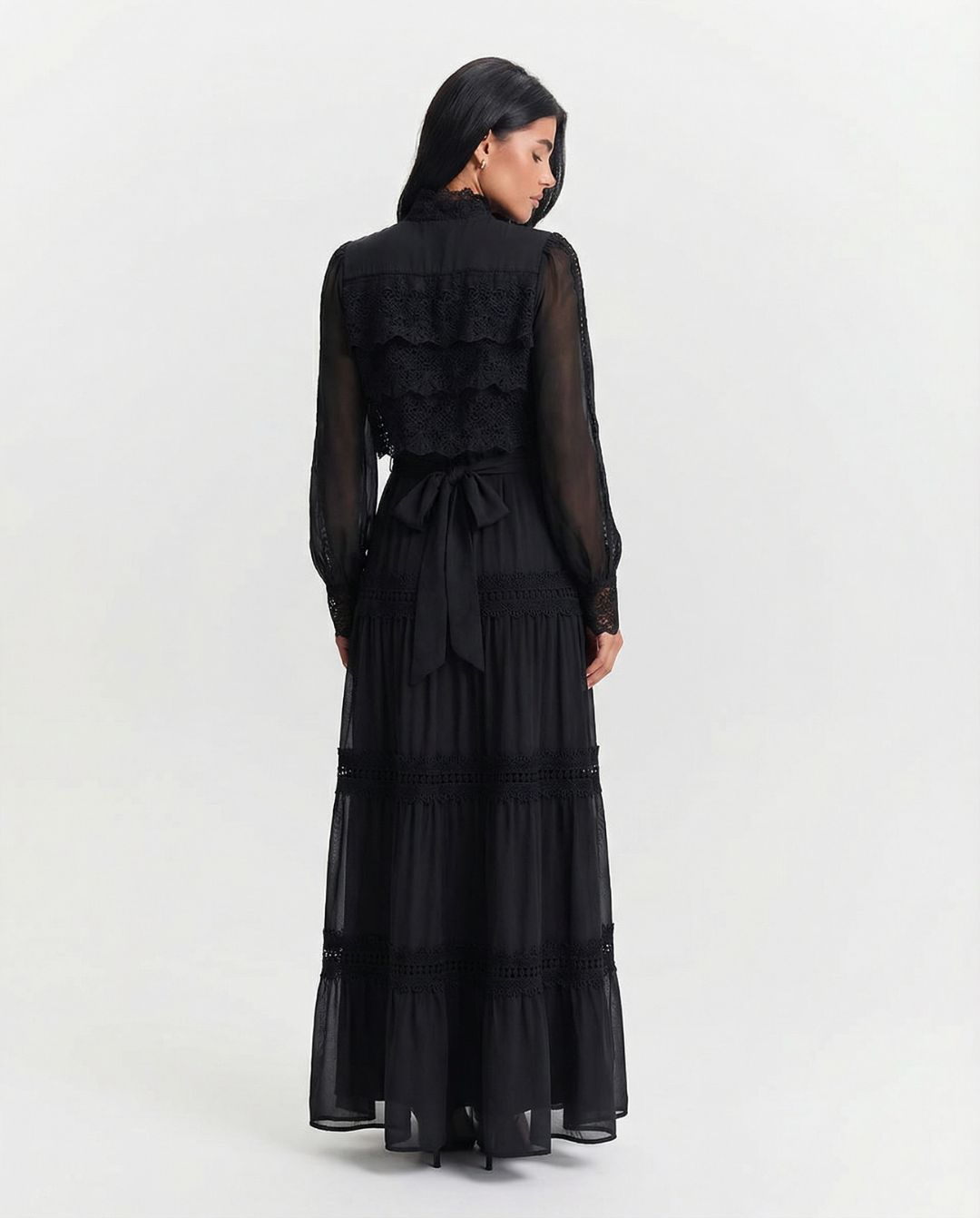 Esme | Long Sleeve Lace Maxi Dress
