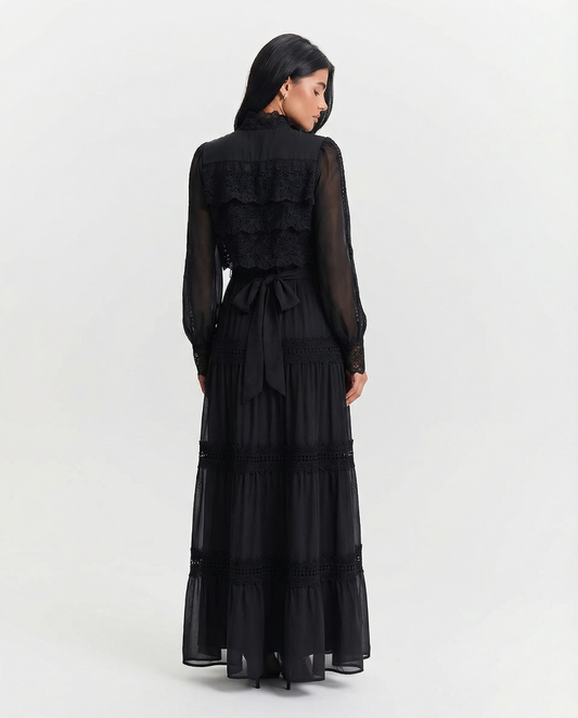 Esme | Long Sleeve Lace Maxi Dress