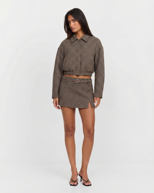 Maisie | Cropped Jacket & Mini Skirt Co-ord