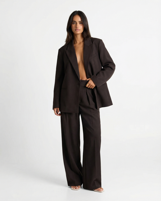 Mila | Oversized Blazer & Wide Leg Suit