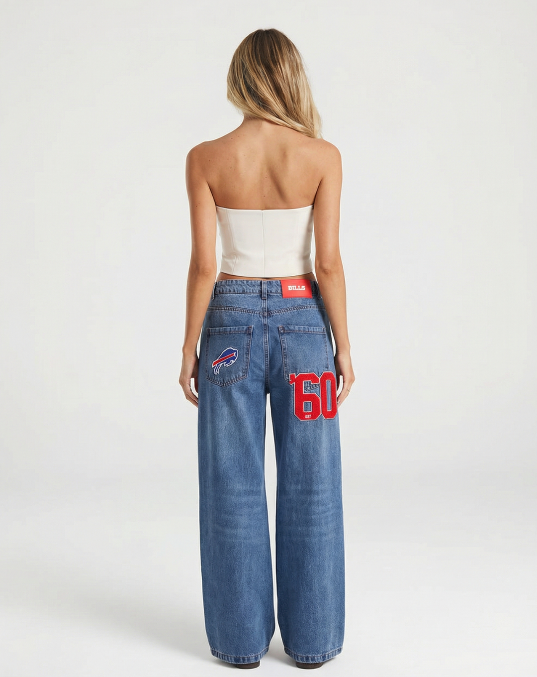 Zoe | Wide Leg Jeans Light Blue High Waisted Straight