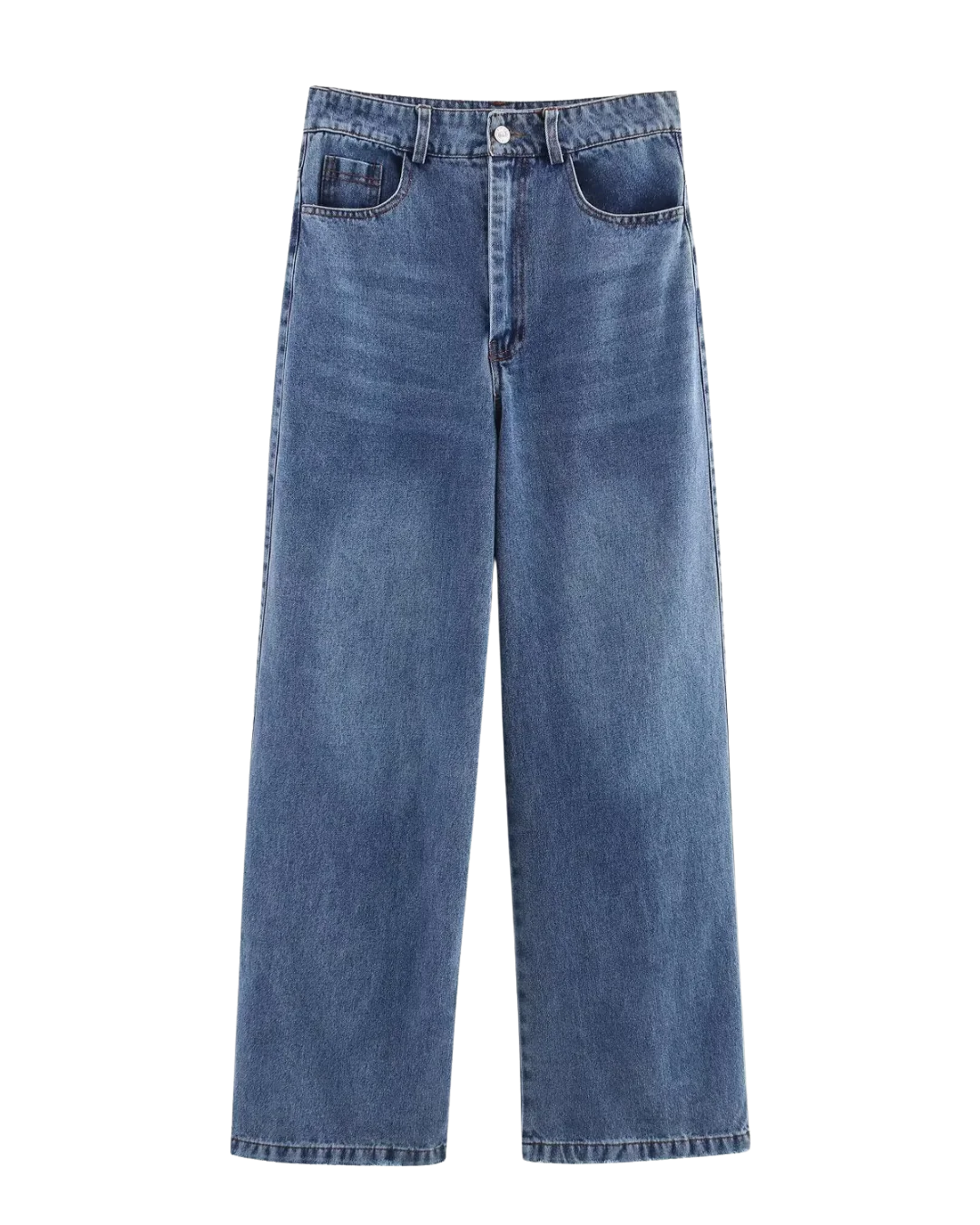Zoe | Wide Leg Jeans Light Blue High Waisted Straight
