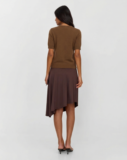 Amelie | Autumn Short Sleeve Knitted Top