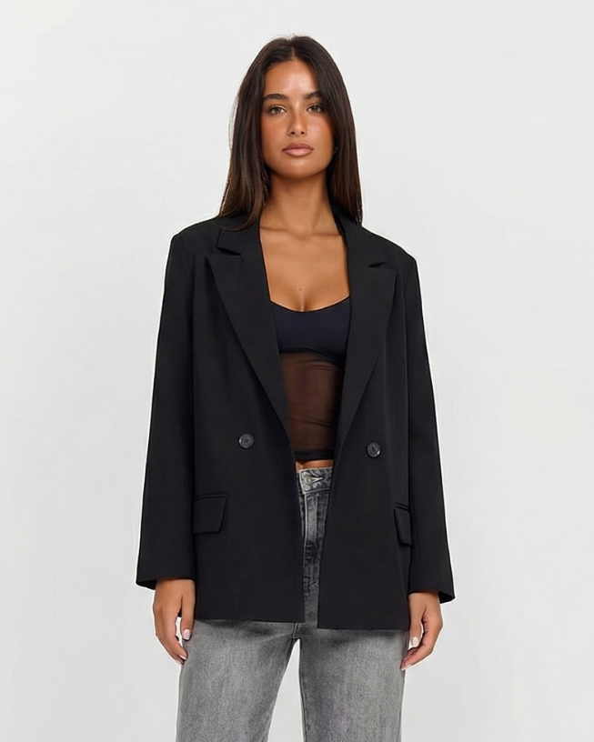 Zara | Smart Casual Double Breasted Blazer