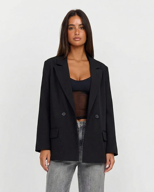 Zara | Smart Casual Double Breasted Blazer