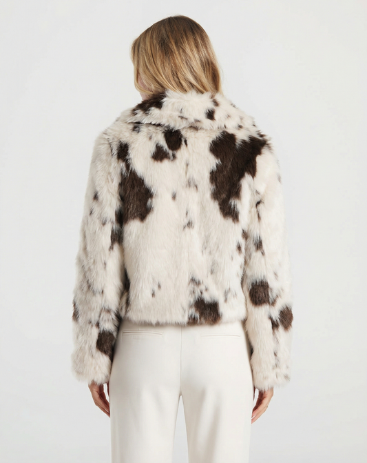 Lola | Cropped Faux Fur Jacket