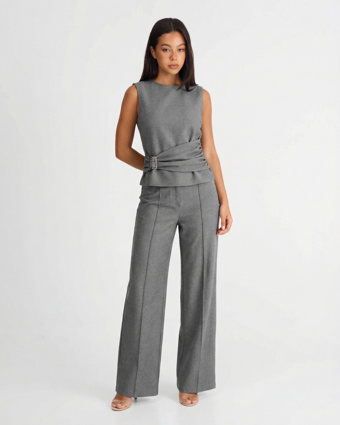Eleanor | Belted Wide Leg Co-ord Set