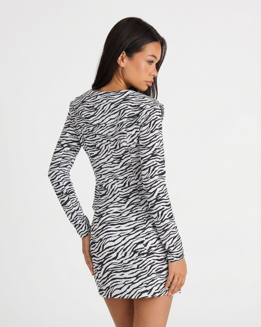 Lola | Zebra Print Blazer Co-ord Set