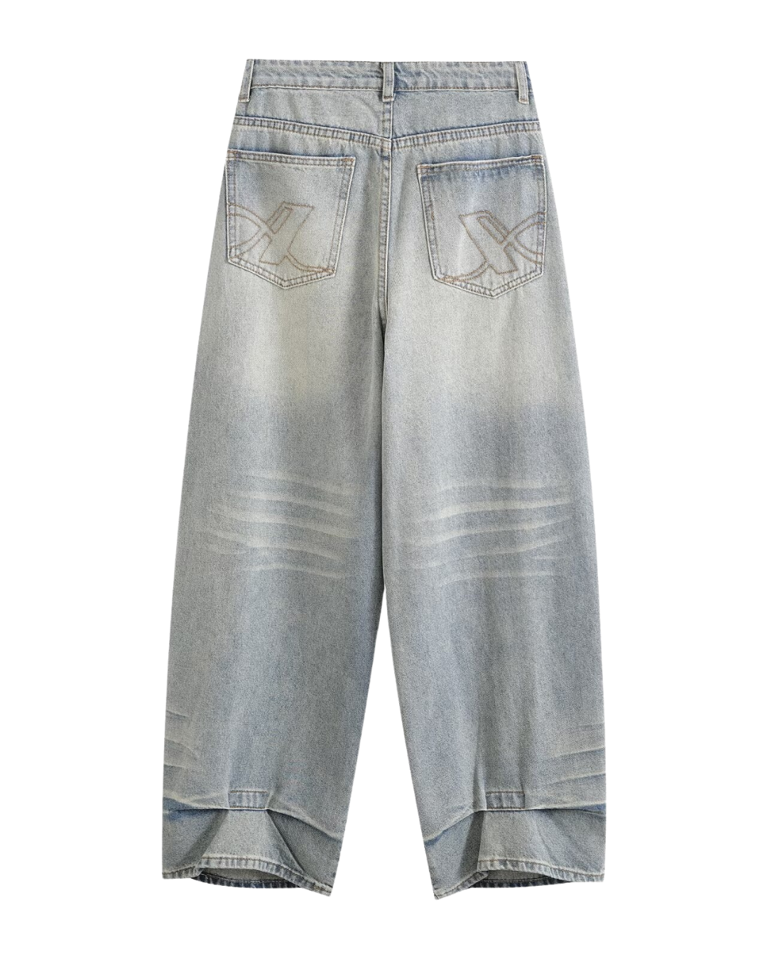 Thea | Vintage Wide Leg Jeans Light Wash High Waisted