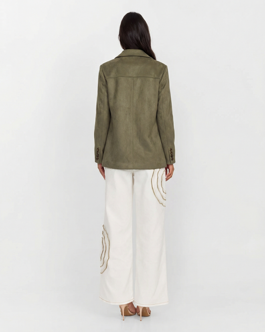 Fern | Casual Jacket Suede Look