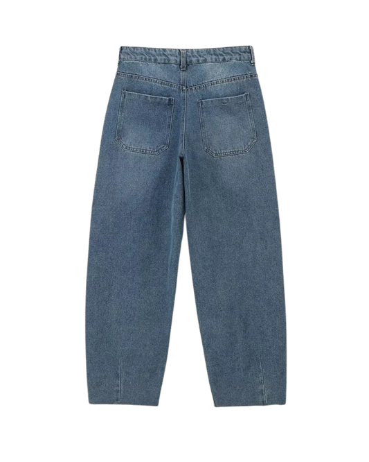 Margot | High Waisted Wide Leg Jeans Light Blue