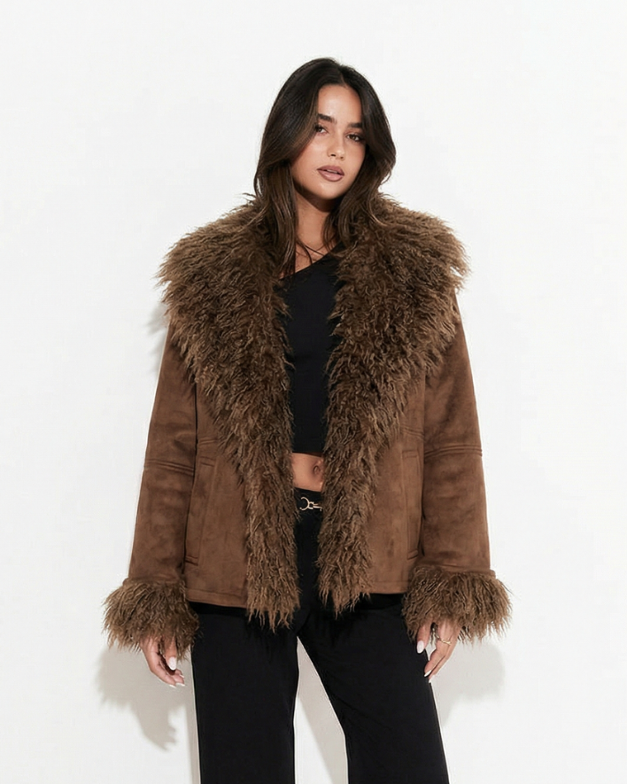 Demi | Vintage Penny Lane Coat Brown