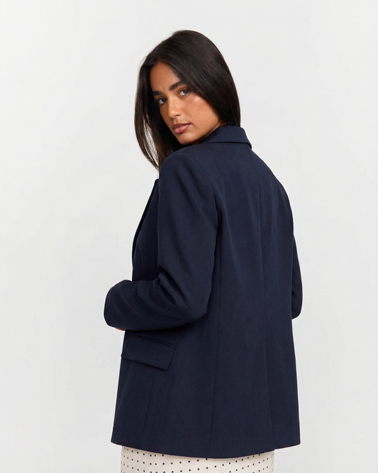 Margot | Oversized Black Blazer Double Breasted