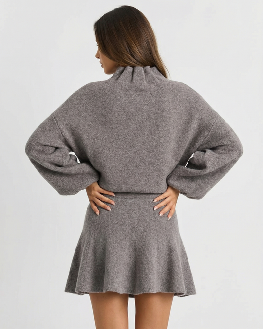Willow | Knit Bomber & Mini Skirt Co-ord