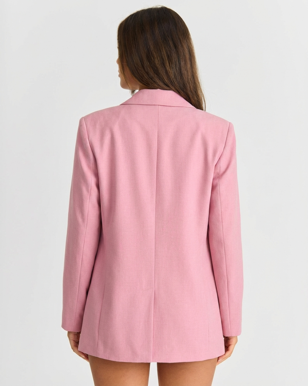 Fleur | Oversized Blazer Pink Single Breasted