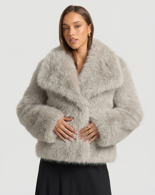 Liv | Winter Fluffy Faux Fur Coat