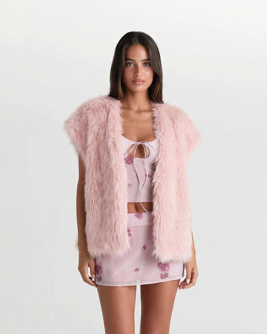 Nola | Casual Fluffy Faux Fur Coat