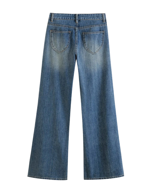 Vera | Wide Leg Jeans Light Wash High Waisted Relaxed