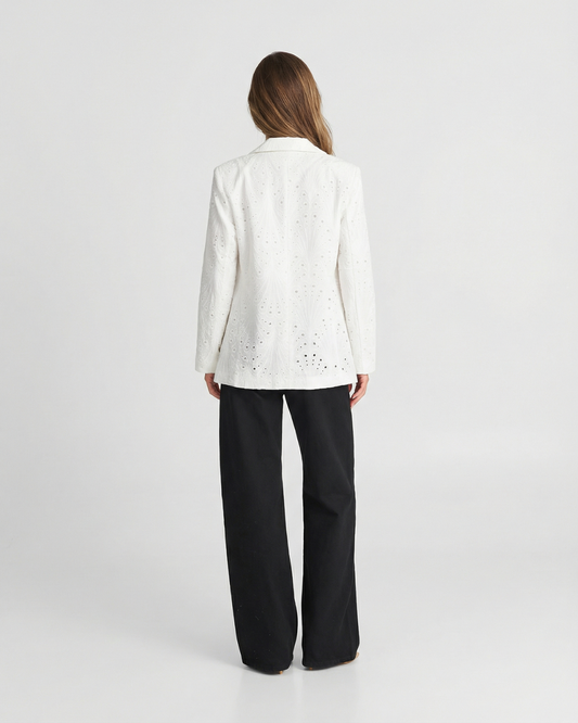 Thea | Elegant White Blazer
