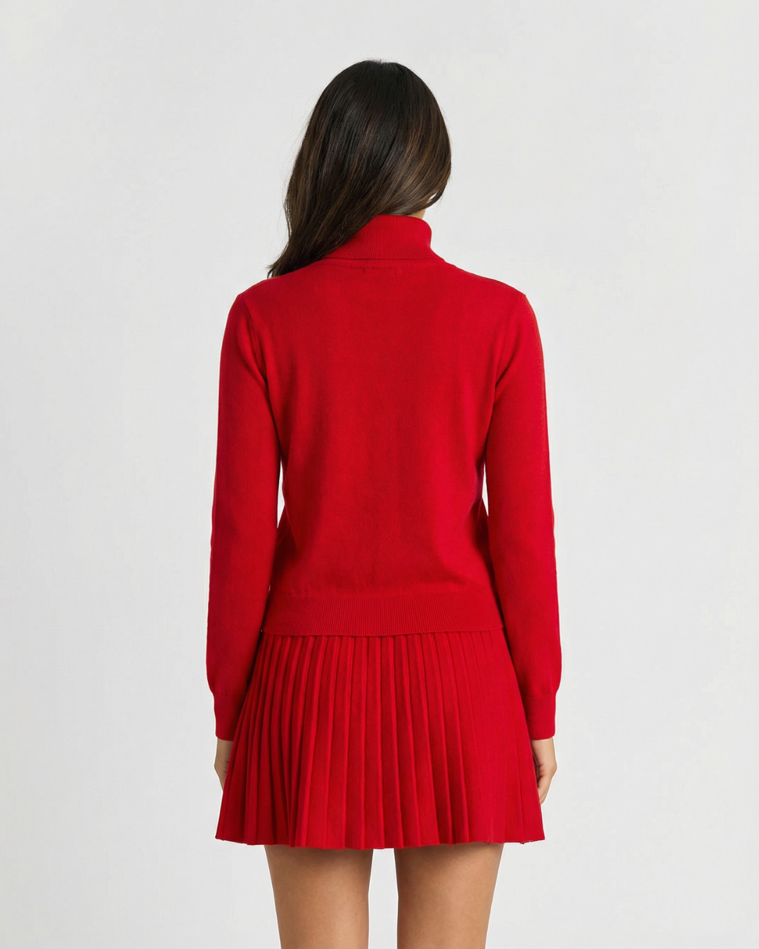 Ruby | Knit Pleated Skirt Co-ord
